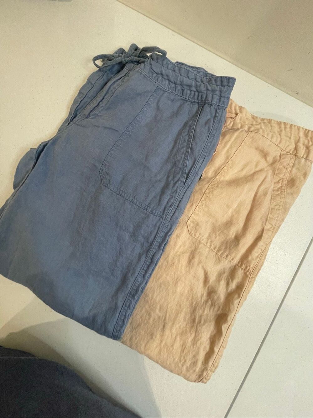Lauren Ralph Lauren Women’s 100% Linen Pants 2-Pair Bundle – Size 10